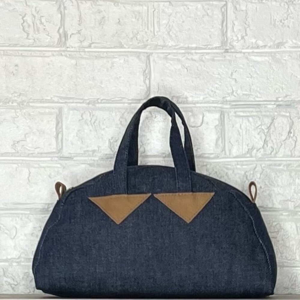 New Denim Dufflette  Purse